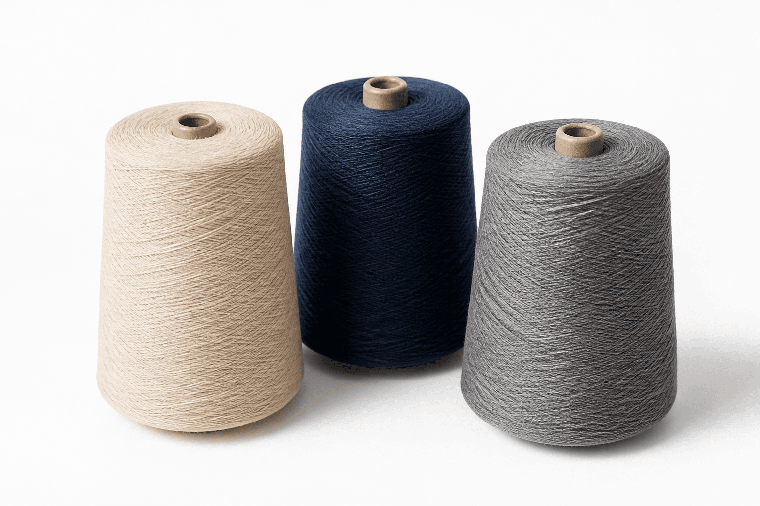 YarnCheck laboratory yarn cones ready for confidential quality testing in India